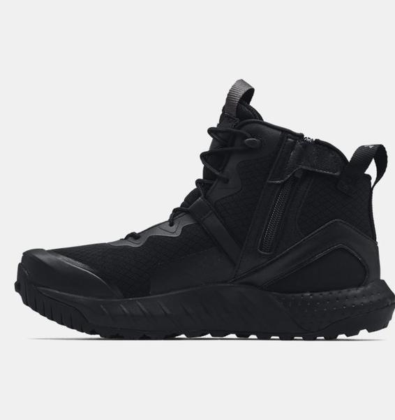 Siyah Erkek UA Micro G® Valsetz Zip Mid Tactical Bot