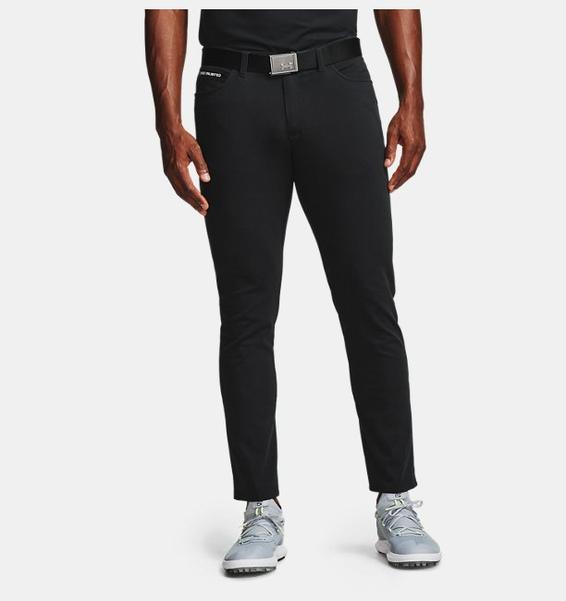 Siyah Erkek UA Range Unlimited Slim 5-Pocket Tapered Pantolon