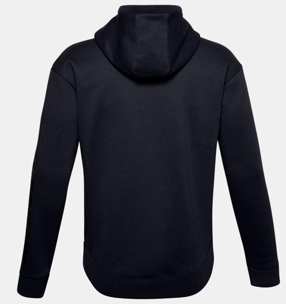 Siyah Erkek UA RECOVER™ Fleece Kapüşonlu Üst