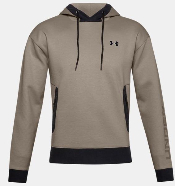 Kahverengi Erkek UA RECOVER™ Fleece Kapüşonlu Üst