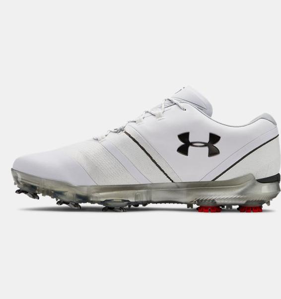 Beyaz Erkek UA Spieth 3 Golf Ayakkabısı