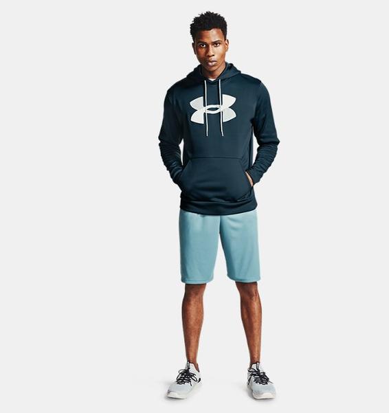 Mavi Erkek Armour Fleece® Big Logo Kapüşonlu Üst