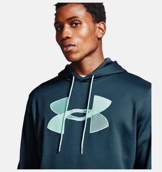 Mavi Erkek Armour Fleece® Big Logo Kapüşonlu Üst