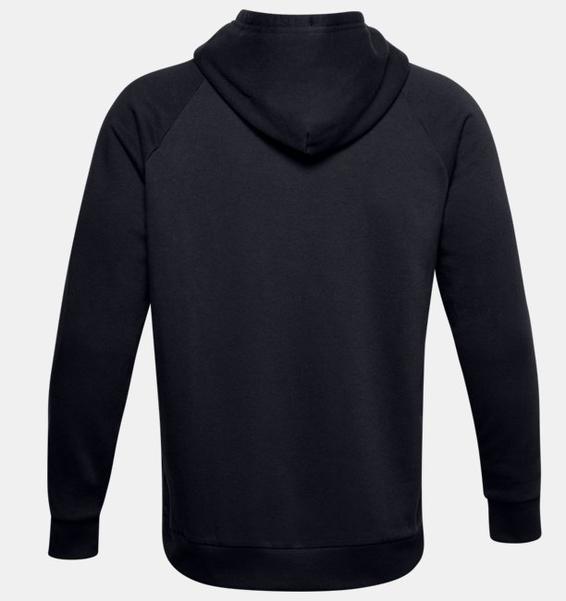 Siyah Erkek UA Rival Fleece Kapüşonlu Üst