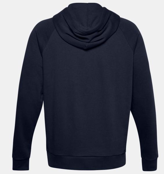 Lacivert Erkek UA Rival Fleece Big Logo Kapüşonlu Üst