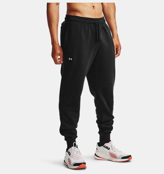 Siyah Erkek UA Rival Fleece Eşofman Altı