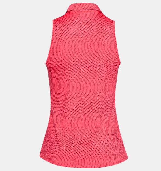 Pembe Kadın UA Zinger Kolsuz Novelty Polo
