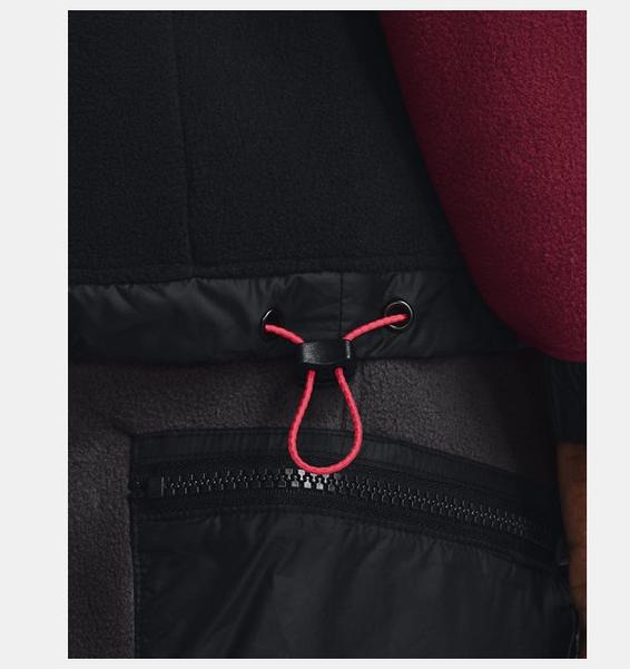 Kırmızı Erkek Project Rock Microfleece Kapüşonlu Üst