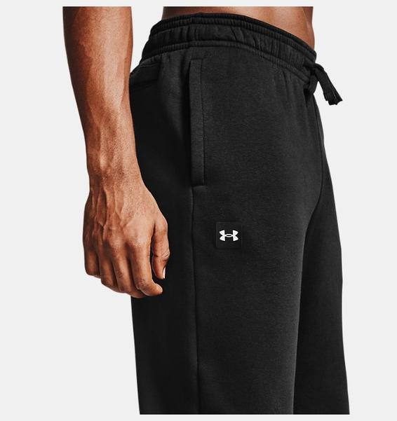 Siyah Erkek UA Rival Fleece Eşofman Altı