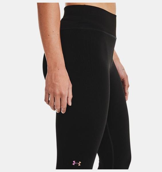 Siyah Kadın UA RUSH™ Seamless Ankle Tayt