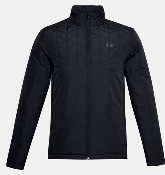 Siyah Erkek ColdGear® Reactor Golf Hybrid Mont