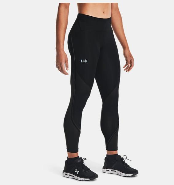 Siyah Kadın UA Fly Fast 2.0 Mesh 7/8 Tayt