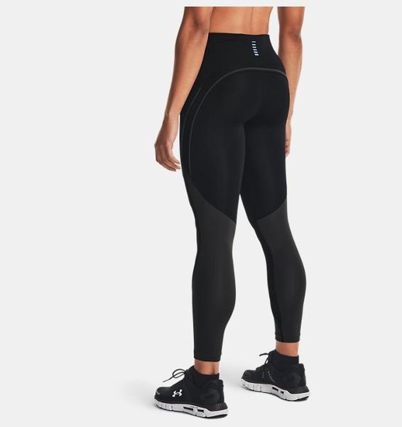 Siyah Kadın UA Fly Fast 2.0 Mesh 7/8 Tayt