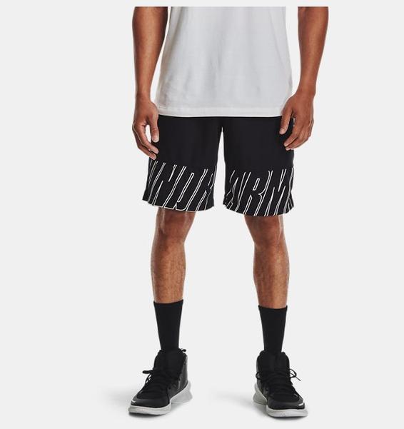 Siyah Erkek UA Baseline Speed 10" Şort