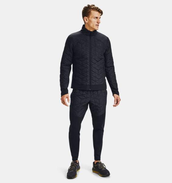 Siyah Erkek ColdGear® Reactor Run Hybrid Mont