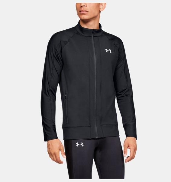 Siyah Erkek ColdGear® Run Knit Mont