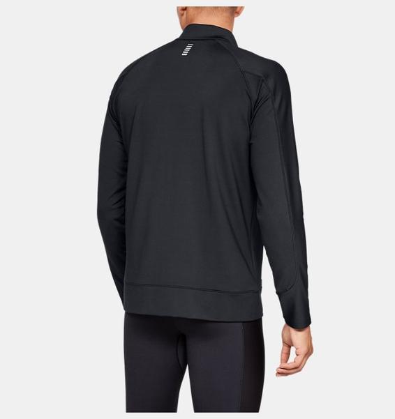 Siyah Erkek ColdGear® Run Knit Mont
