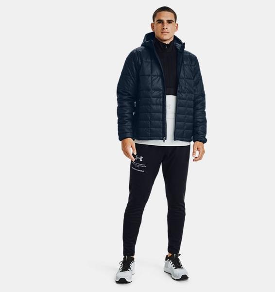 Lacivert Erkek UA Armour Insulated Kapüşonlu Mont