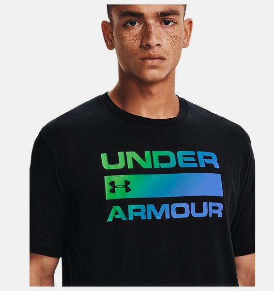 Siyah Erkek UA Team Issue Wordmark Kısa Kollu