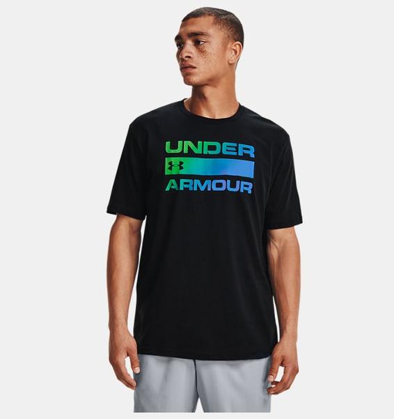 Siyah Erkek UA Team Issue Wordmark Kısa Kollu