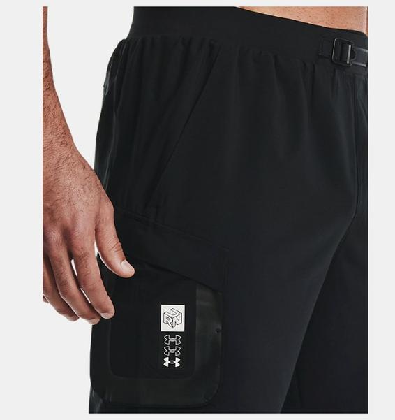Siyah Erkek UA Run Anywhere 2'si 1 Arada Şort