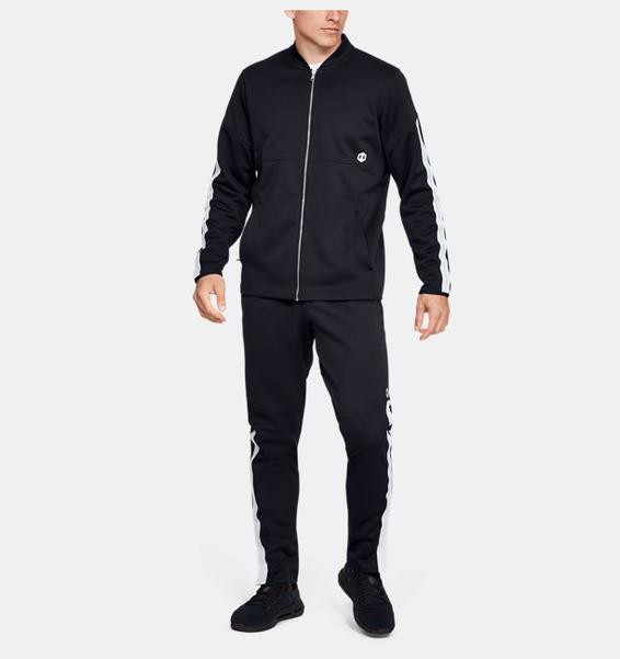 Siyah Erkek UA Recover Knit Warm-Up Mont