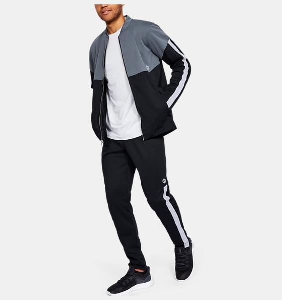 Siyah Erkek UA Recover Knit Warm-Up Eşofman Altı