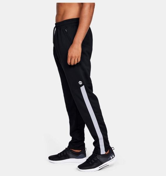 Siyah Erkek UA Recover Knit Warm-Up Eşofman Altı