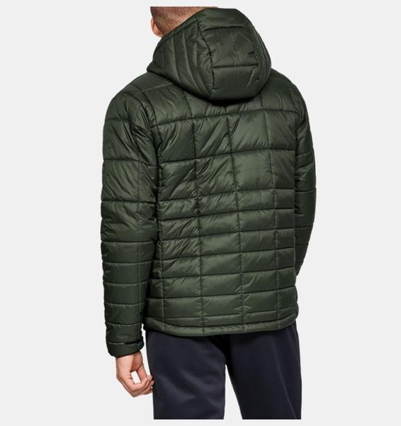 Yeşil Erkek UA Armour Insulated Kapüşonlu Mont