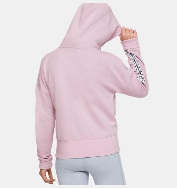 Pembe Kız Çocuk UA Sportstyle Polar Kapüşonlu Üst