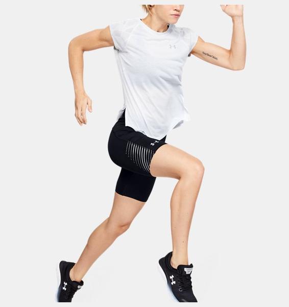 Siyah Kadın UA Fly Fast ½ Tayt