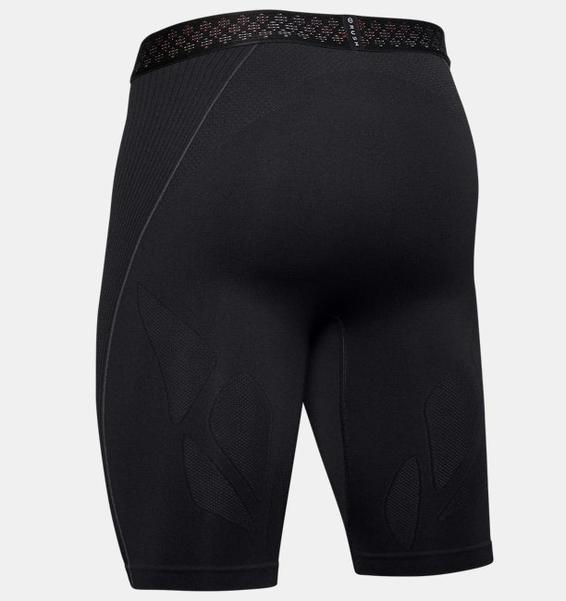 Siyah Erkek UA RUSH™ Dikişsiz Long Şort