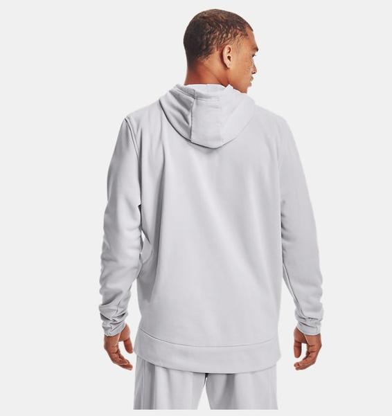 Gri Erkek Armour Fleece® Big Logo Kapüşonlu Üst