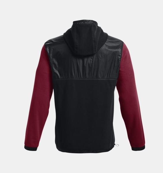 Kırmızı Erkek Project Rock Microfleece Kapüşonlu Üst