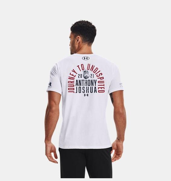 Beyaz UA Anthony Joshua King Tee