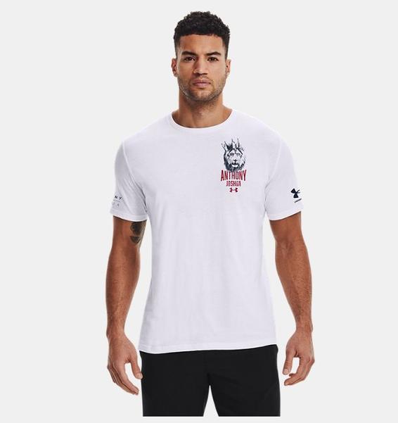 Beyaz UA Anthony Joshua King Tee