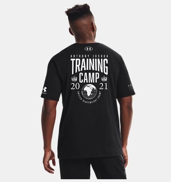 Siyah UA Anthony Joshua Camp Tee