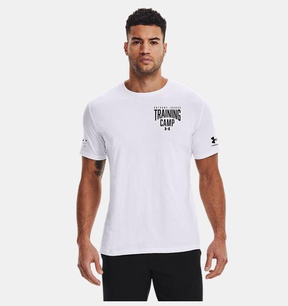 Beyaz UA Anthony Joshua Camp Tee