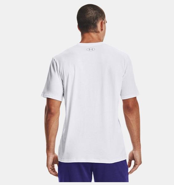 Beyaz Erkek UA Pride Courage Kısa Kollu