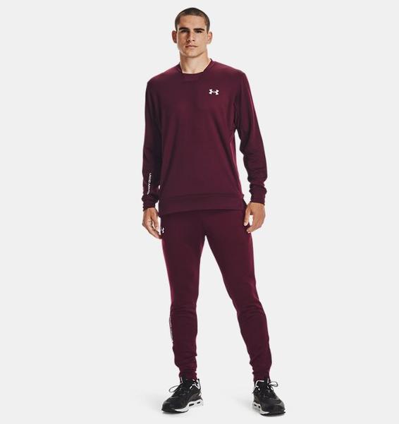 Kırmızı Erkek UA Armour Havlu Kumaş Eşofman Altı