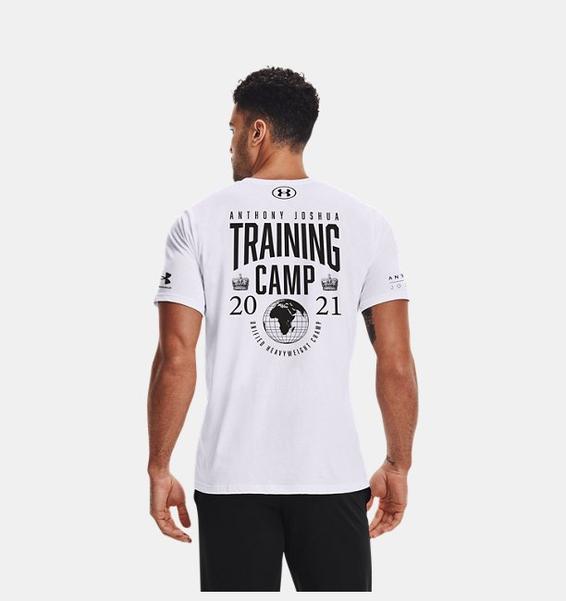 Beyaz UA Anthony Joshua Camp Tee