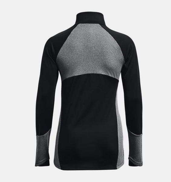 Siyah Kadın ColdGear® ½ Fermuarlı