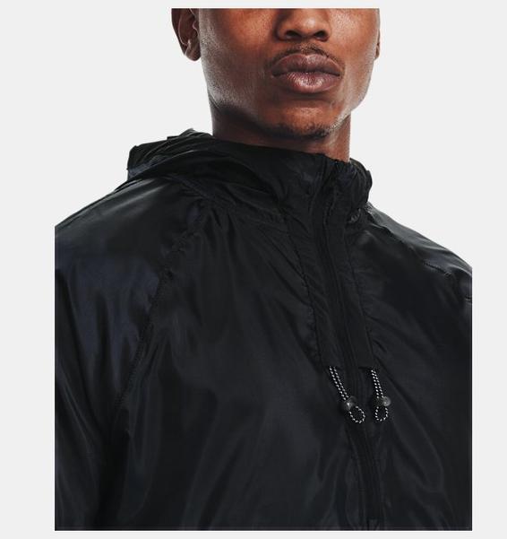 Siyah Erkek UA Run Anywhere Anorak Mont
