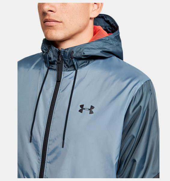 Gri Erkek UA Legacy Windbreaker Mont