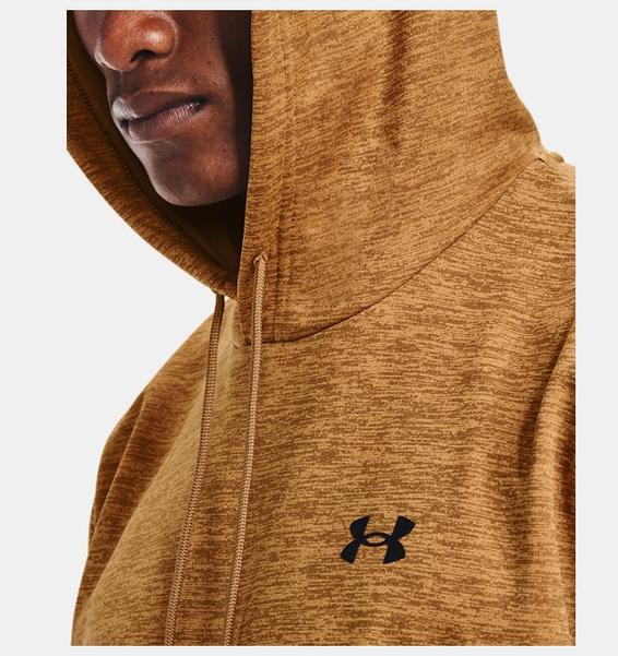 Kahverengi Erkek Armour Fleece® Twist Kapüşonlu Üst