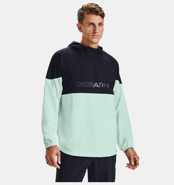 Erkek UA Futures Mixed Anorak Mont Siyah
