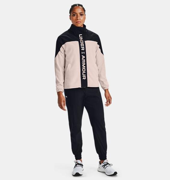 Siyah Kadın UA RECOVER™ Woven CB Mont