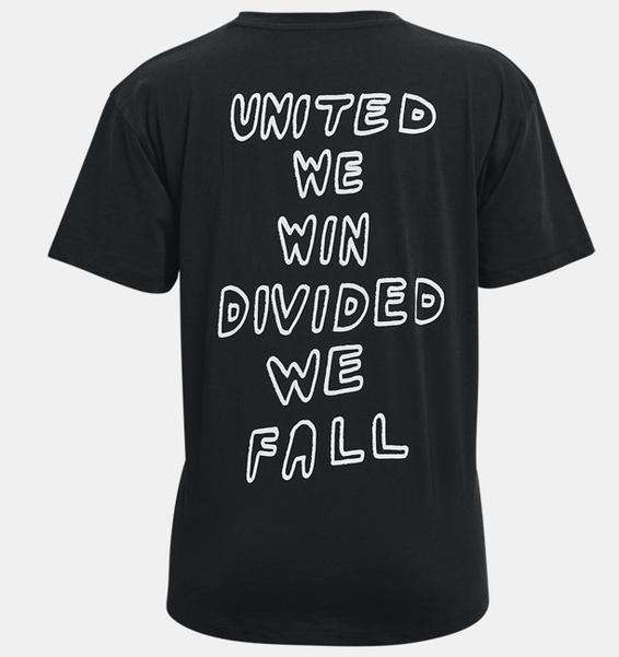 Siyah Kadın UA Pride Graphic Kısa Kollu