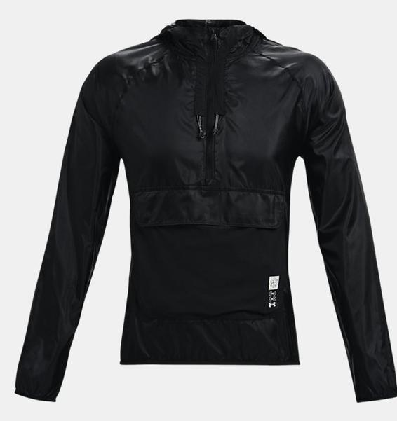 Siyah Erkek UA Run Anywhere Anorak Mont