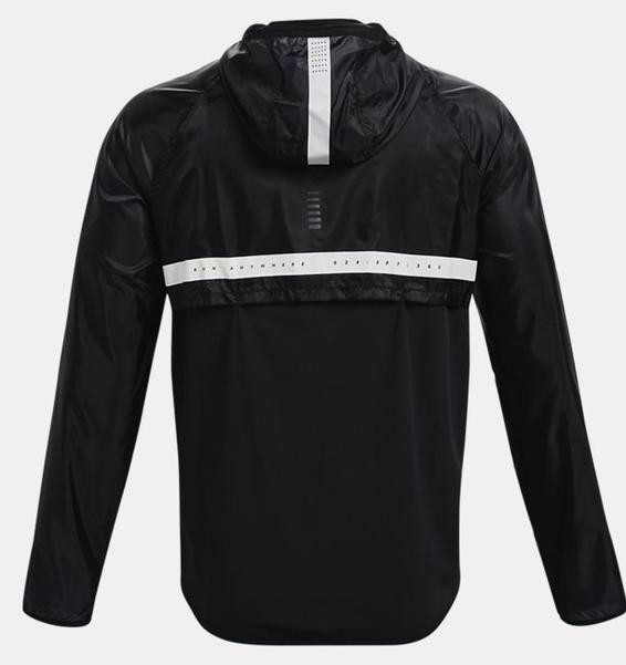 Siyah Erkek UA Run Anywhere Anorak Mont